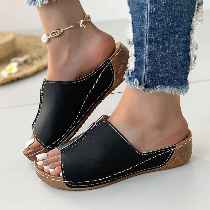 Charlotte | Women's Summer Sandals - Breathable & Flexible Comfort Black