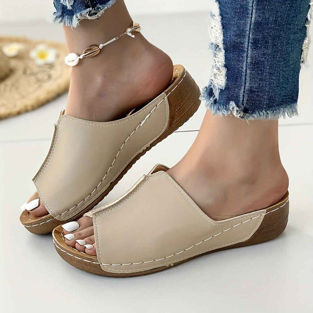 Charlotte | Women's Summer Sandals - Breathable & Flexible Comfort Beige
