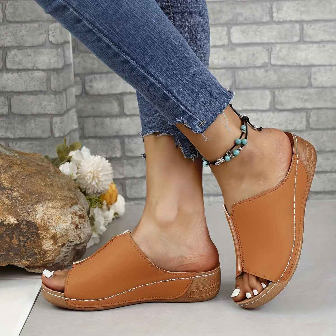 Charlotte | Women's Summer Sandals - Breathable & Flexible Comfort Light Brown