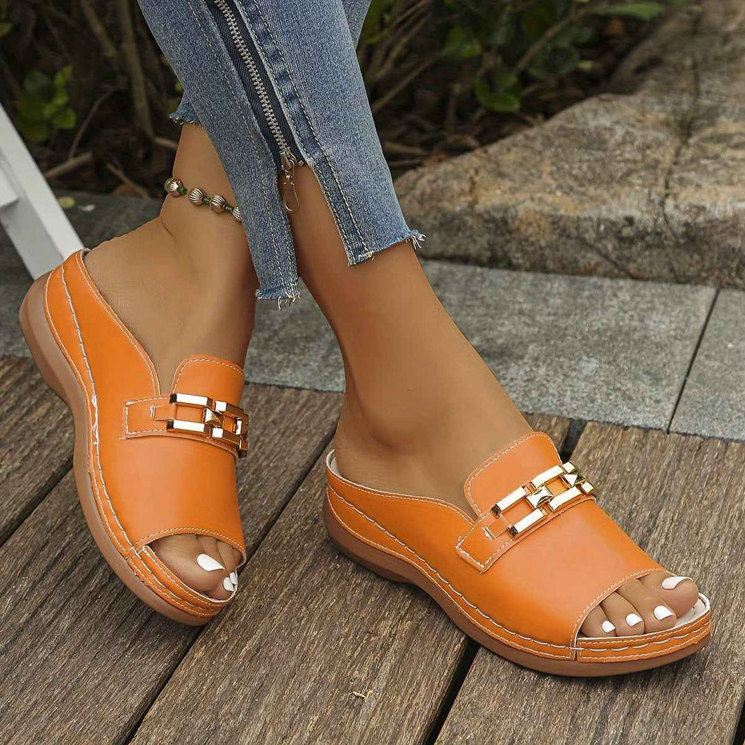 Eli | Elegant Women's Wedge Sandals for Comfort and Style