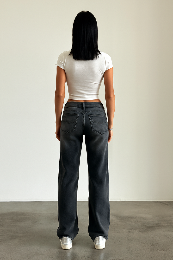 Sophia | Trendy Low Rise Straight-Leg Jeans for Women