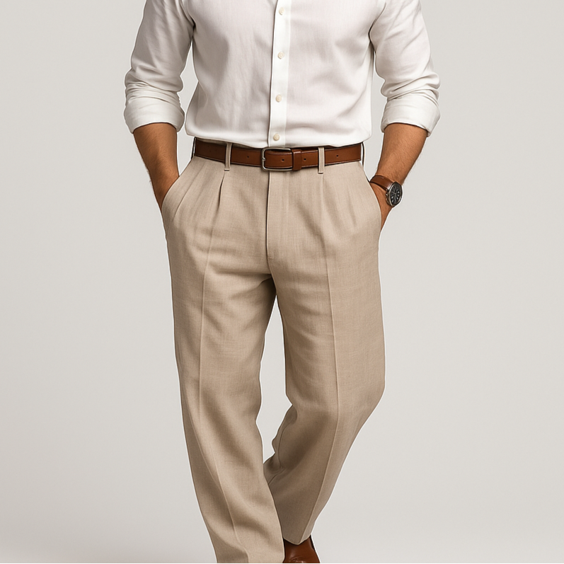 Men's Casual Cotton-Linen Trousers – Relaxed Comfort for Every Day