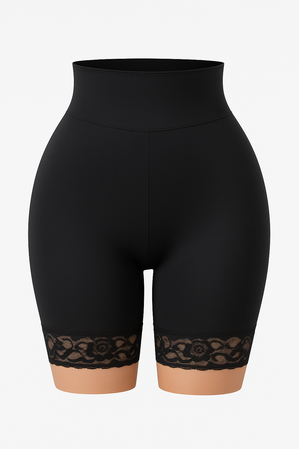 Chelle | Women's Slim-Fit Sculpting Shorts with Lifting Effect Black