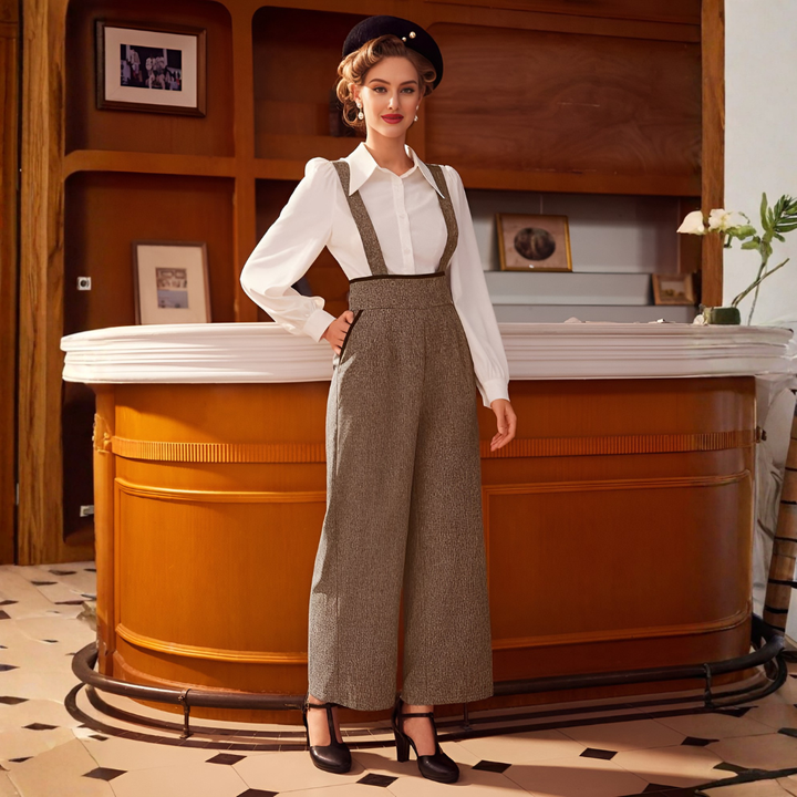 Women's Vintage-Style Jumpsuit