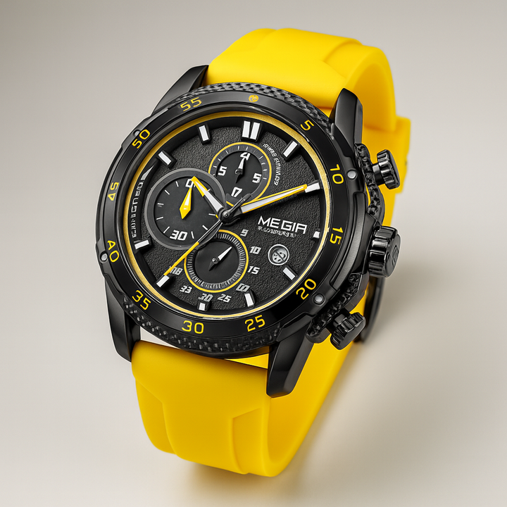 Chronomaster Luxury Timepiece Canary Yellow