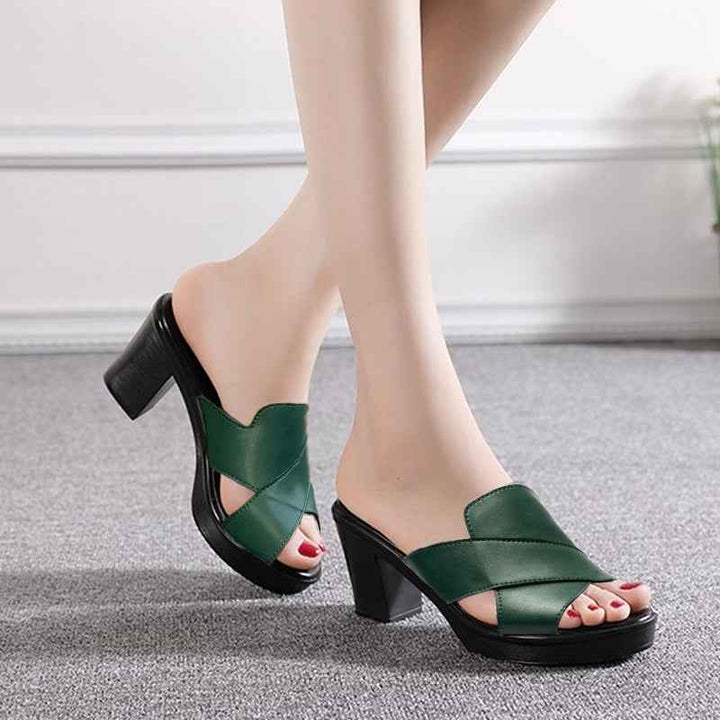 Camila | Stylish Chunky Platform High Heel Sandals for Women