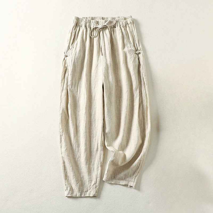Women's Boho Loose Fit Pants with Elastic Waist