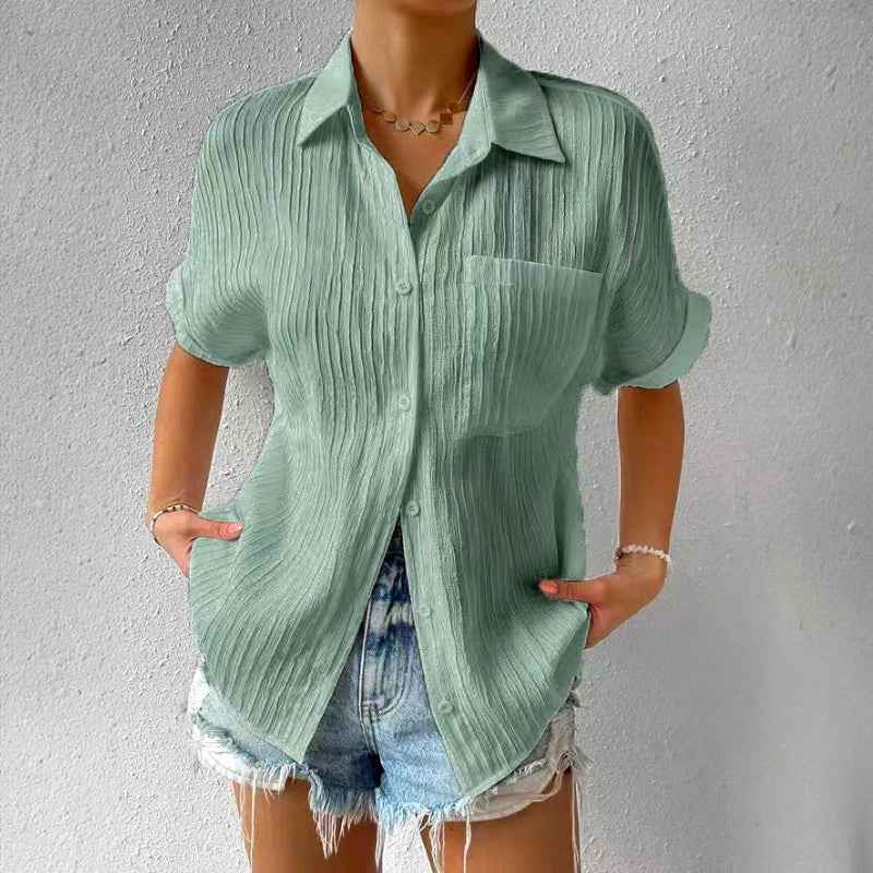 Women's Crinkled Casual Shirt