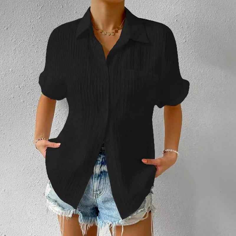 Women's Crinkled Casual Shirt