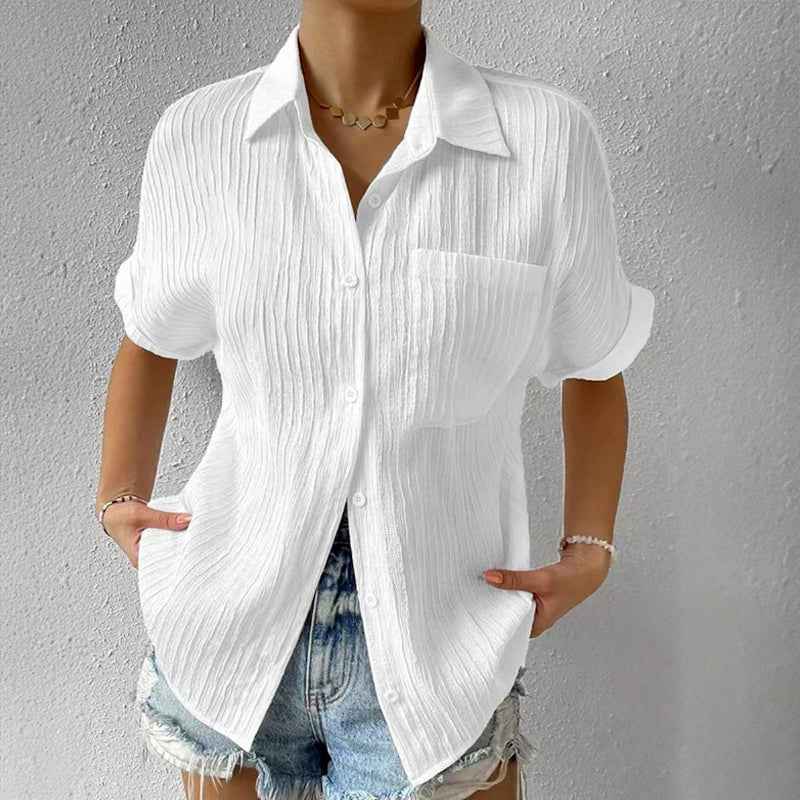 Women's Crinkled Casual Shirt