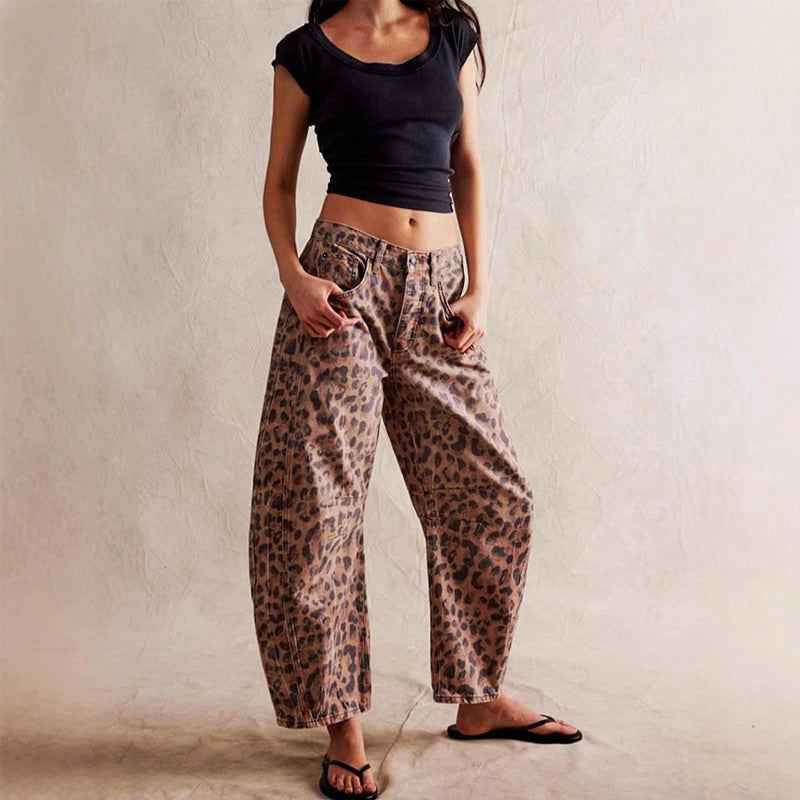 Women's Loose Fit Straight-Leg Pants
