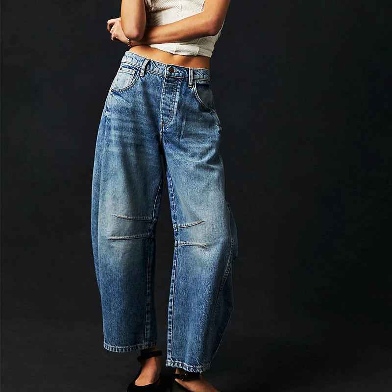 Women's Loose Fit Straight-Leg Pants