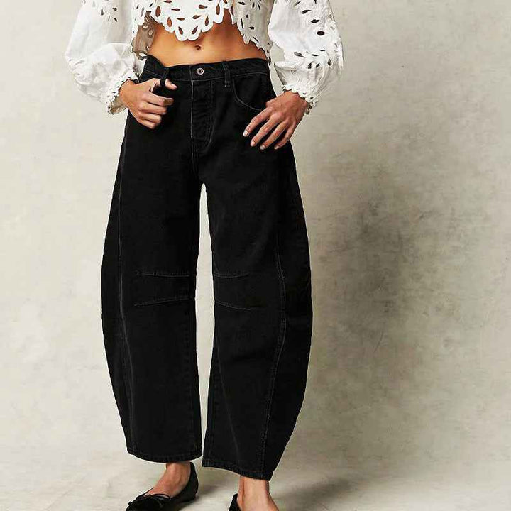 Women's Loose Fit Straight-Leg Pants