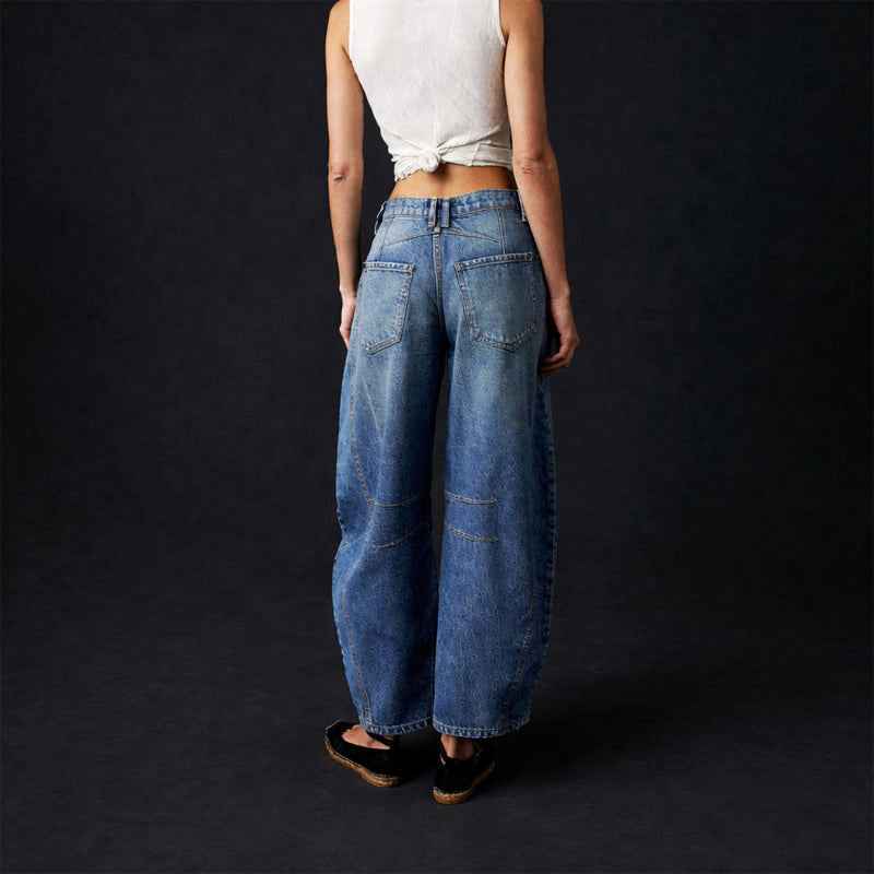 Women's Loose Fit Straight-Leg Pants