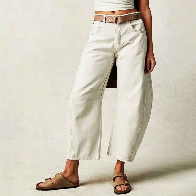 Women's Loose Fit Straight-Leg Pants