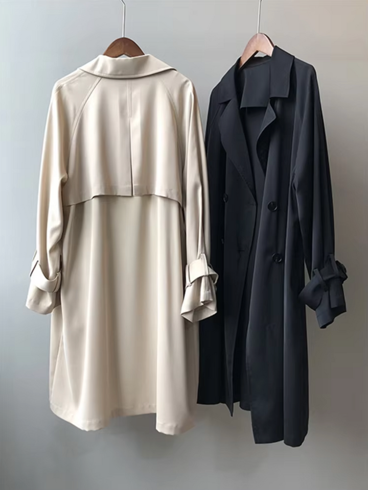 Classic Long Trench Coat for Women | Timeless Style & Comfort