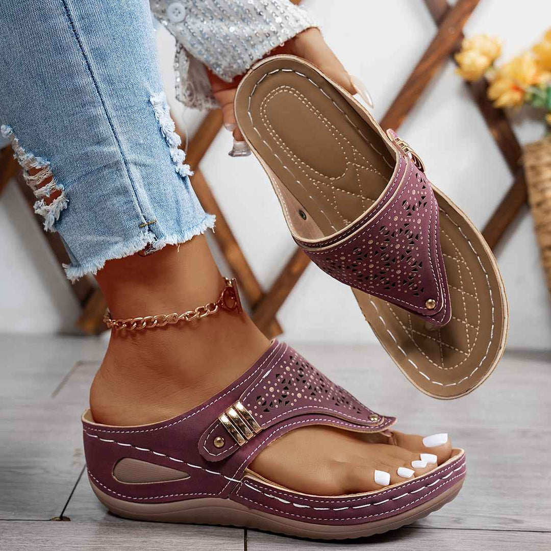 Emily | Modern Orthopedic Sandals for Women - Comfort Fit Purple
