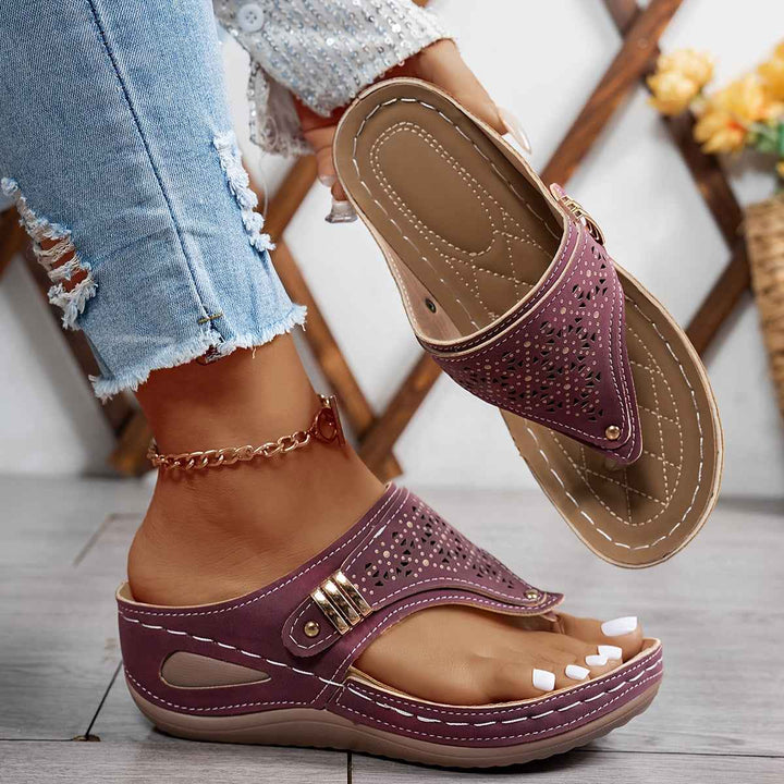 Emily | Modern Orthopedic Sandals for Women - Comfort Fit Purple
