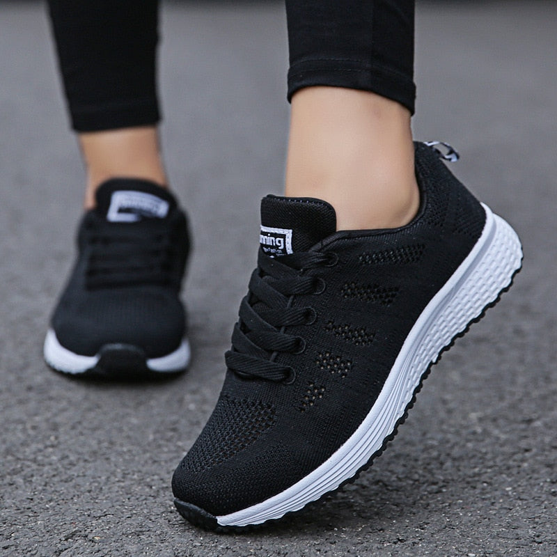 Comfortable Orthopedic Casual Shoes for Women with Wide Feet Black