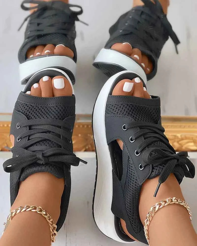 Avery | Women's Sandals with Padded Footbed for Comfort Black