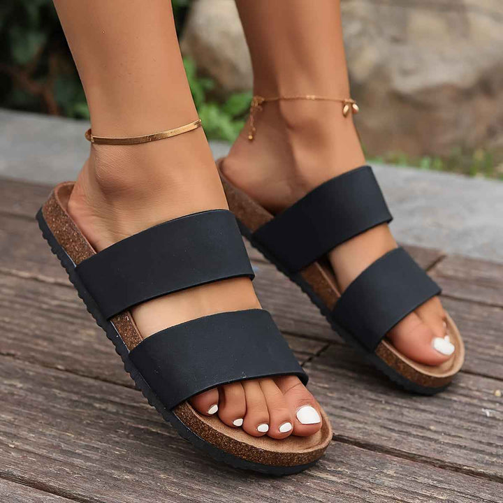 Coralia | Women's Stylish Summer Sandals for Comfort Black