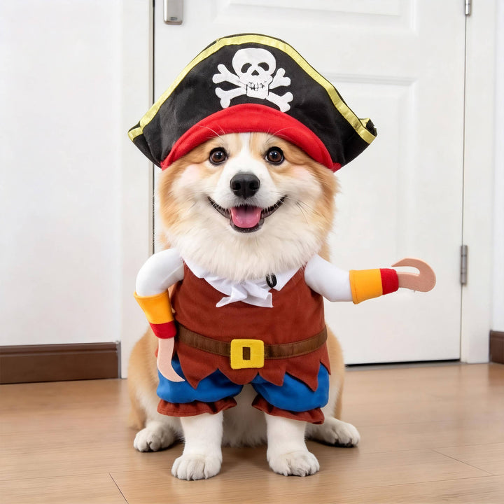 Halloween's Creepy Dog Costume with Padded Arms for Trick or Treating Design#10