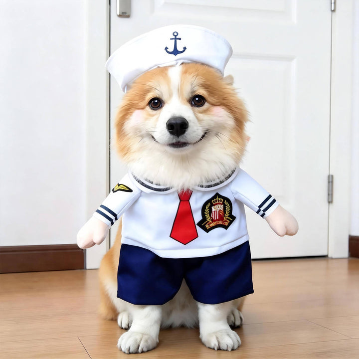 Halloween's Creepy Dog Costume with Padded Arms for Trick or Treating Design#12