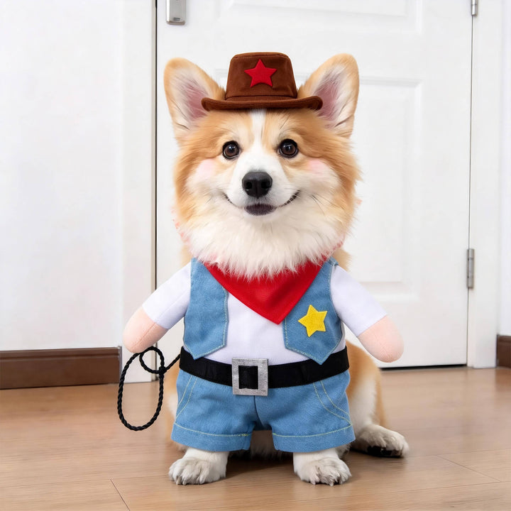 Halloween's Creepy Dog Costume with Padded Arms for Trick or Treating Design#7