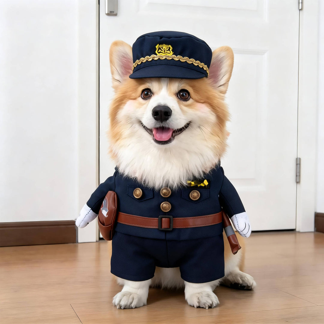 Halloween's Creepy Dog Costume with Padded Arms for Trick or Treating Design#9