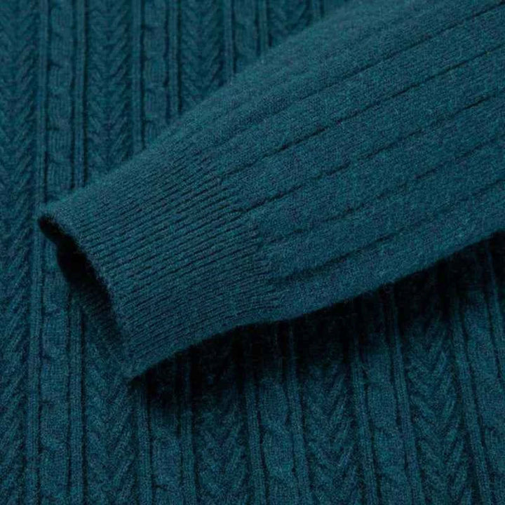 Cozy Handcrafted Knitted Wool Sweater for Ultimate Warmth