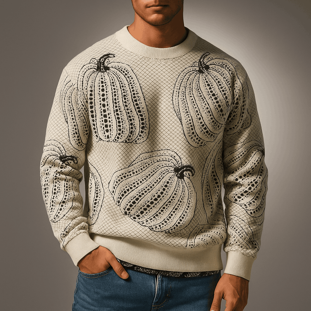 Cozy Harvest Sweater for All White