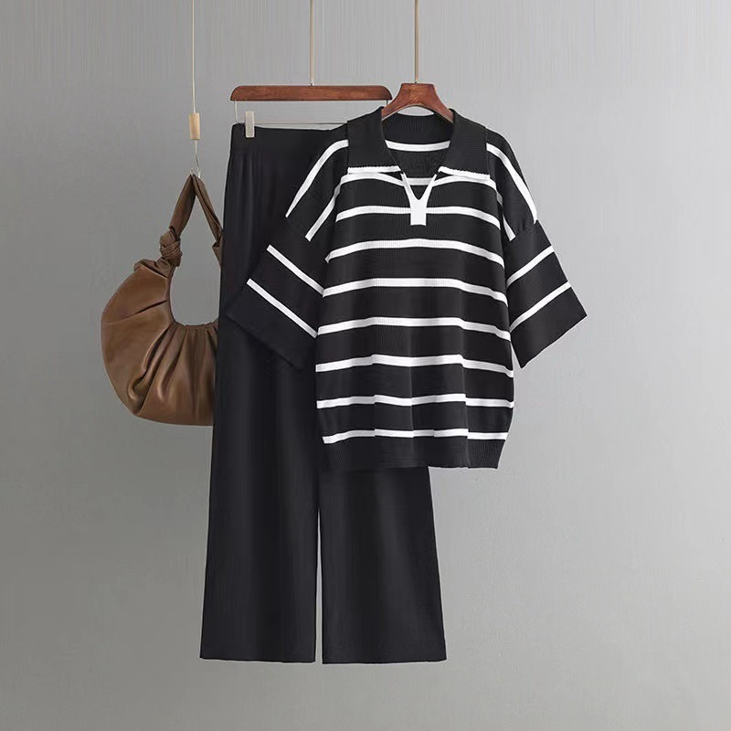 Cozy Knit Set for Ultimate Comfort Black