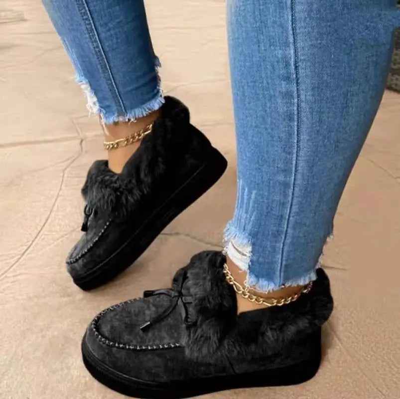 Cozy & Stylish Women's Winter Boots – Warm Comfort for Cold Days Black