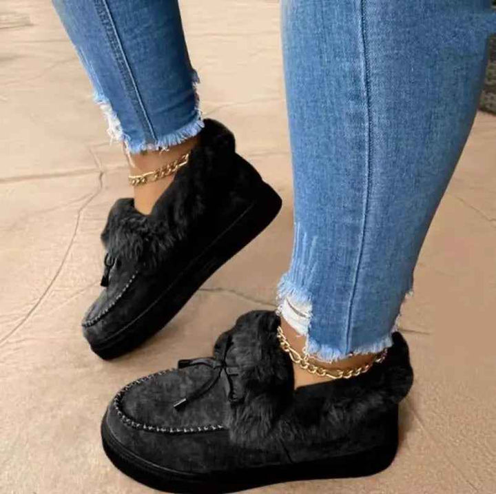 Cozy & Stylish Women's Winter Boots – Warm Comfort for Cold Days Black
