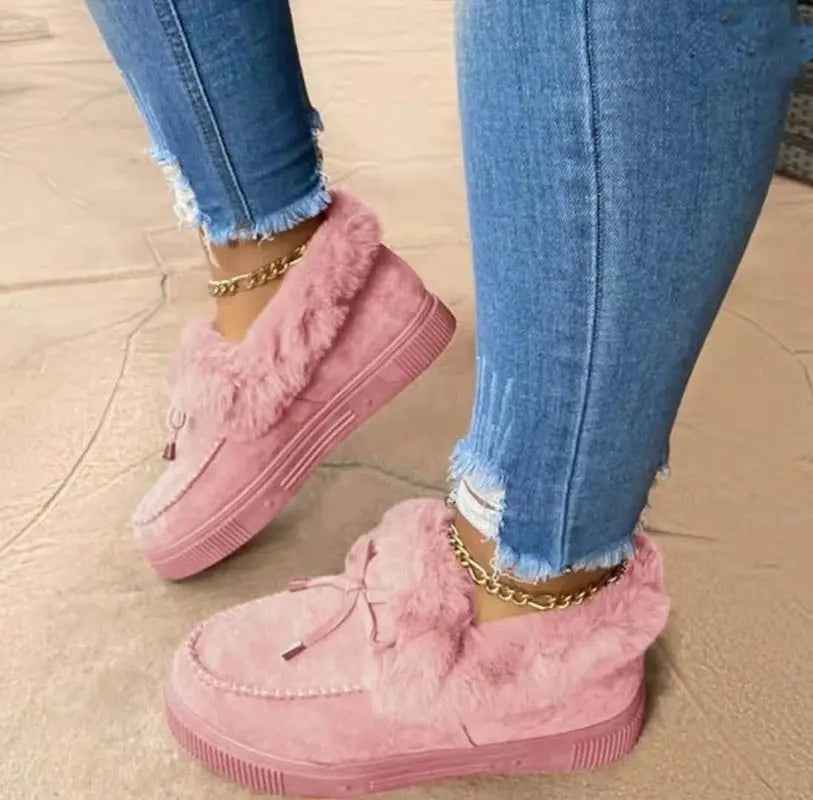 Cozy & Stylish Women's Winter Boots – Warm Comfort for Cold Days Pink