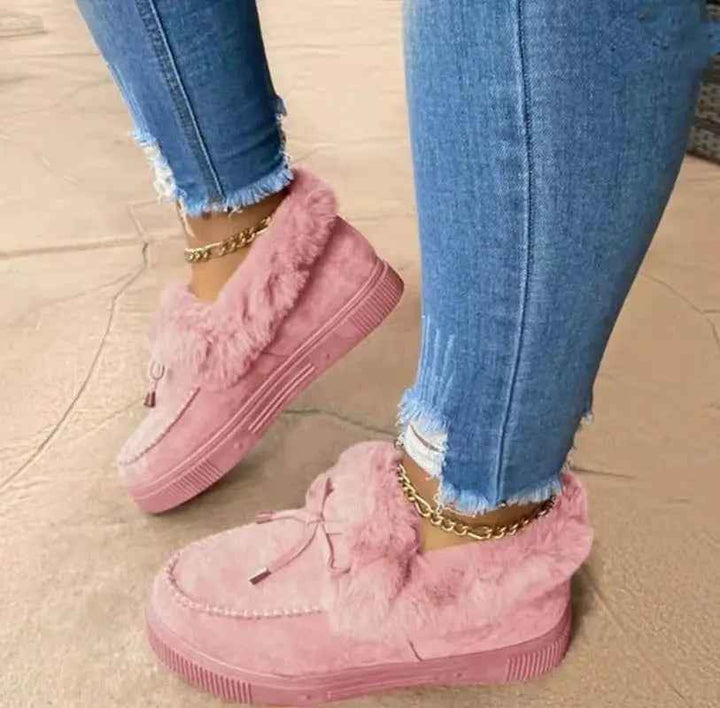 Cozy & Stylish Women's Winter Boots – Warm Comfort for Cold Days Pink