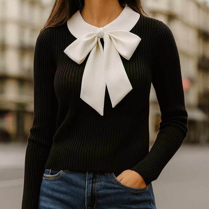Cozy Wool Knitted Sweater for Ultimate Comfort Black