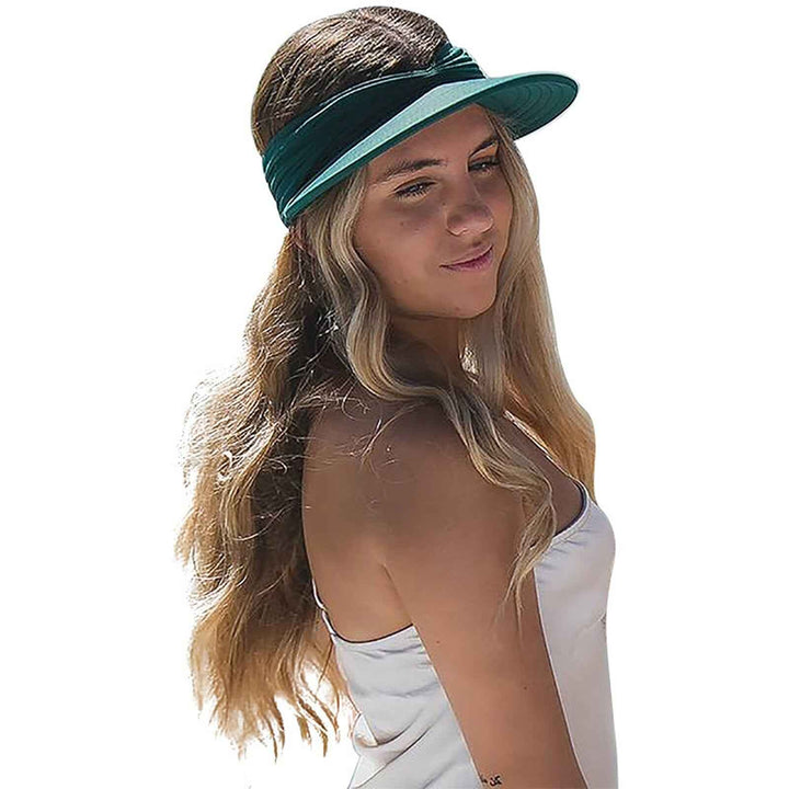 Cross-Border New Anti-Ultraviolet Sun Visor Outdoor Fashion Trend Empty Top Hat European And American Style Creative Big Brim Hat