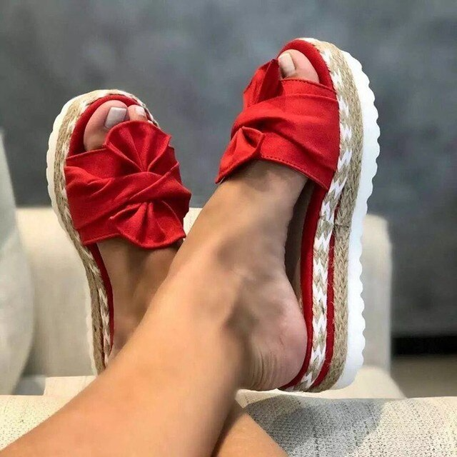 Aria | Women's Sandals with Padded Sole for Comfort Red