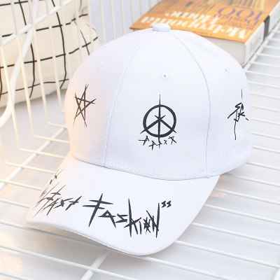 Custom Graffiti Snapback Cap - Black & White Patchwork for Hip Hop Style Enthusiasts White
