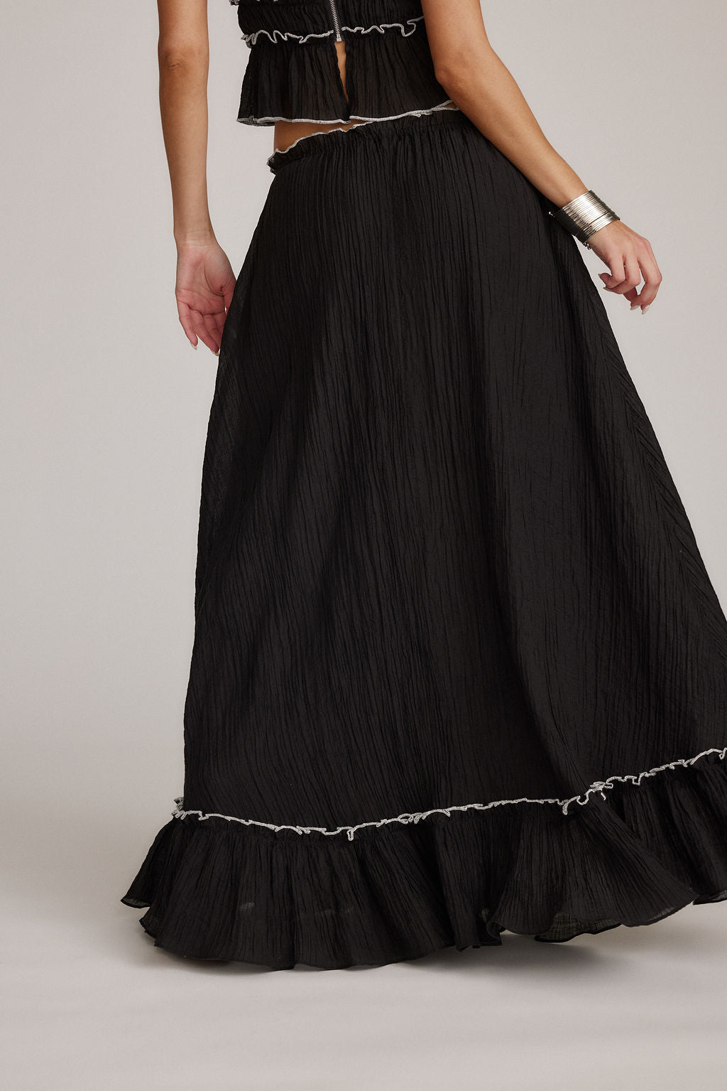Cianna | Women's Two-Piece Summer Outfit – Top and Long Skirt