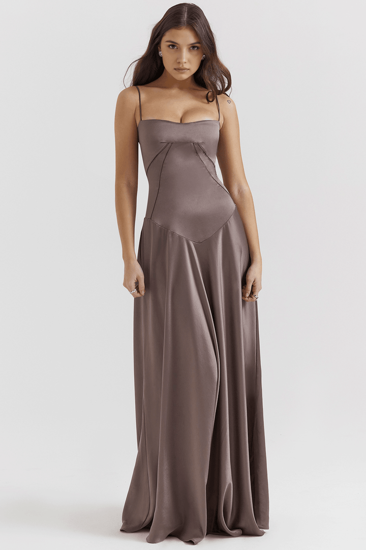Donna | Women's Elegant Maxi Bustier Dress