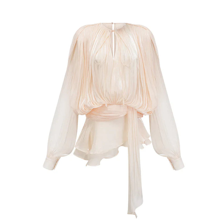 Veda | Elegant Flattering Women's Dress Beige