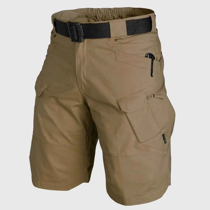 Men's Tactical Cargo Shorts - Versatile and Durable Design Brown