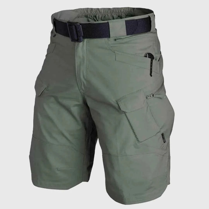 Men's Tactical Cargo Shorts - Versatile and Durable Design Green
