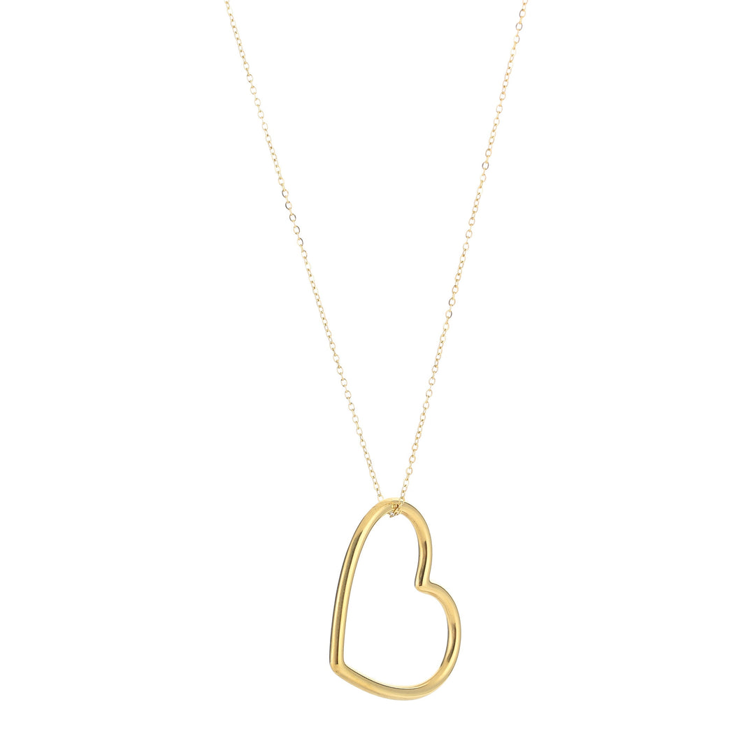 Danique | Women's Heart Pendant Necklace Gold
