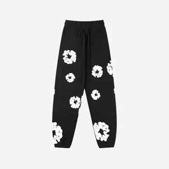 Avery | Unisex Printed Sweatpants – Streetwear Joggers for Men & Women Black