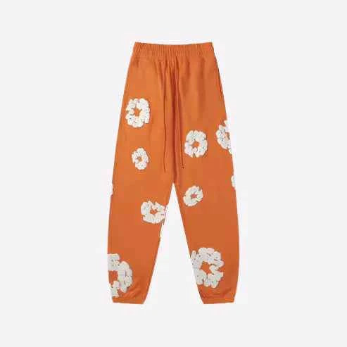 Avery | Unisex Printed Sweatpants – Streetwear Joggers for Men & Women Orange