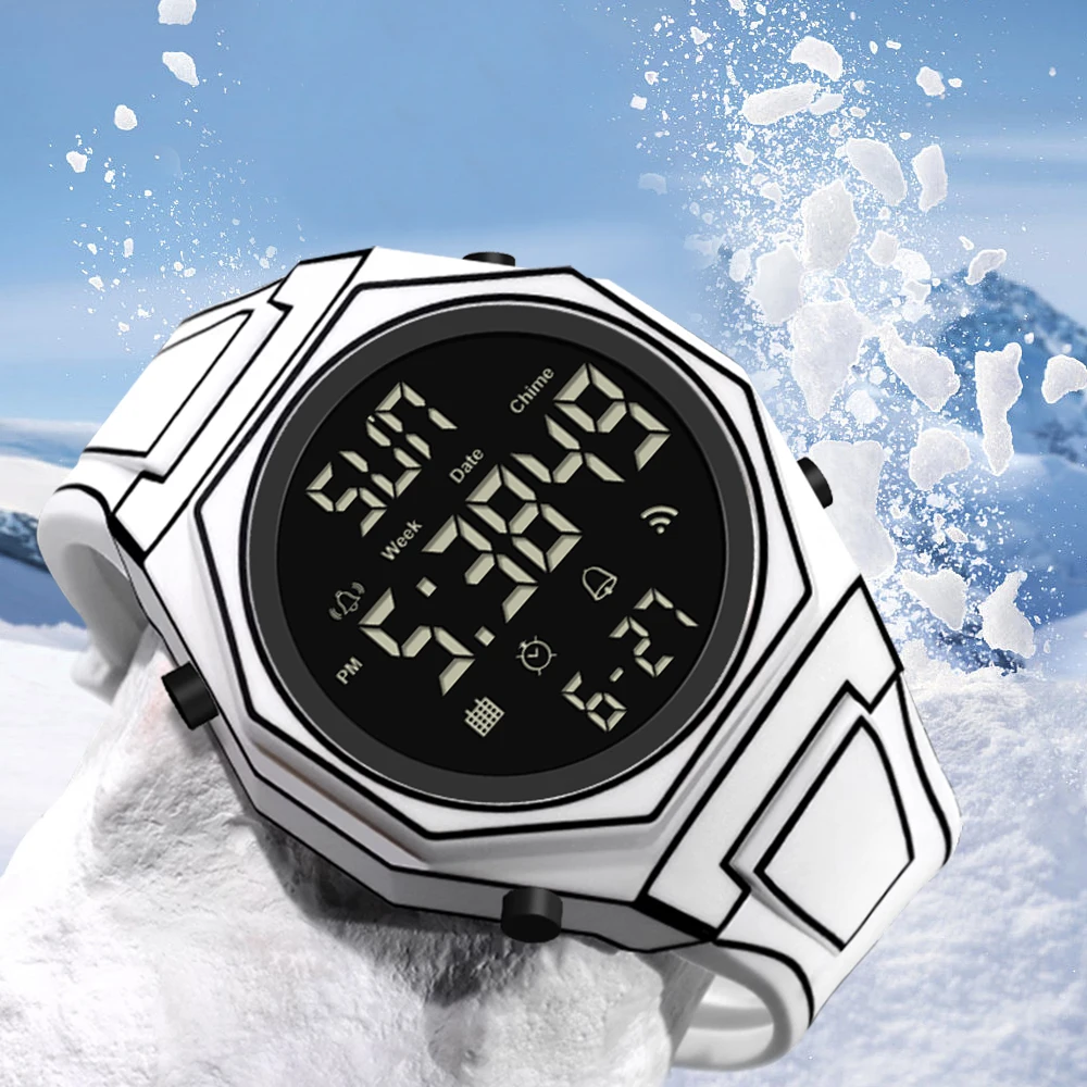 Stylish Digital Sketch Watch