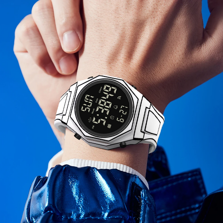 Stylish Digital Sketch Watch